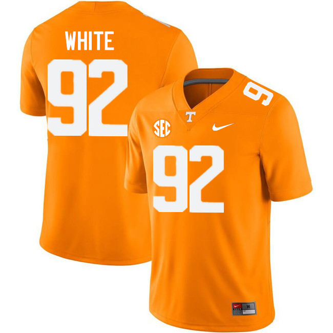 Reggie White Tennessee Jersey,Tennessee Volunteers #92 Reggie White College Jersey,Uniforms-Orange